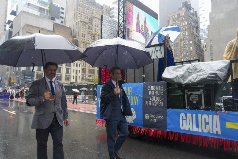 Desfile do Día da Hispanidade en Nova York.