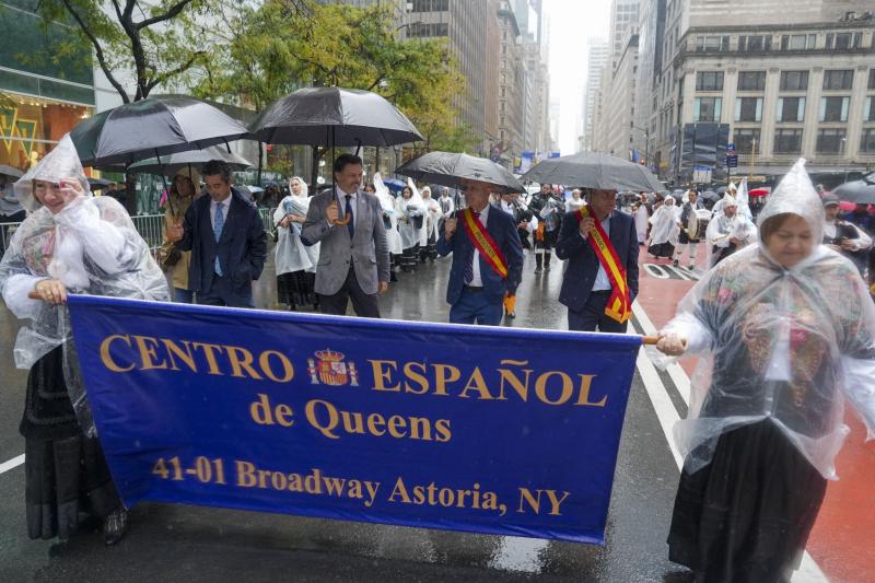 Desfile do Día da Hispanidade en Nova York.