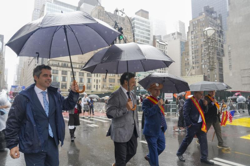 Desfile do Día da Hispanidade en Nova York.