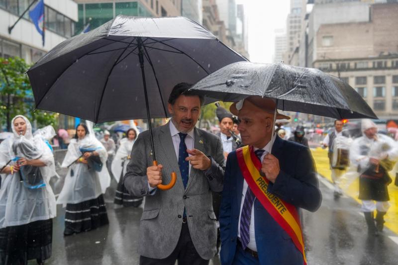 Desfile del Día de la Hispanidad en Nueva York.