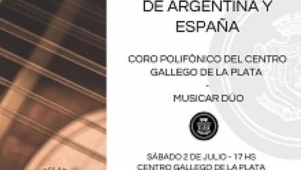 Concerto "De Argentina y España", no Centro Gallego de La Plata