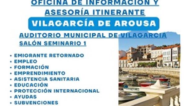 Oficina de información e asesoría itinerante de FEVEGA, en Vilagarcía de Arousa