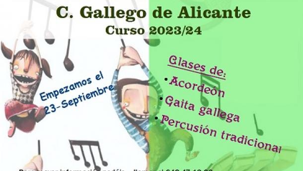 Escolas de música tradicional 2023-2024 do Centro Galego de Alicante