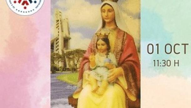 Misa en honor á Nosa Señora de Coromoto, en Oleiros