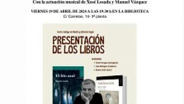 Presentación de los libros "El frío azul" e "Indehiscencia" en Madrid