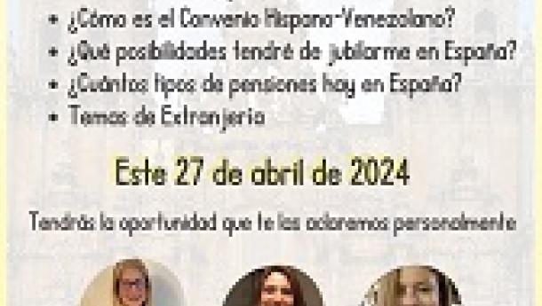 Oficina itinerante en Santiago de Compostela da Asociación de Pensionados y Jubilados de Venezuela en Galicia - APEJUVEG