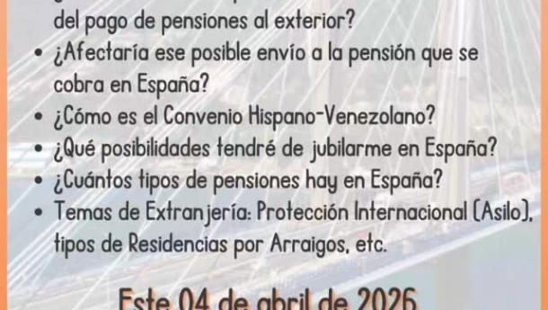 Oficina itinerante en Vigo de la Asociación de Pensionistas y Jubilados de Venezuela en Galicia -APEJUVEG-.