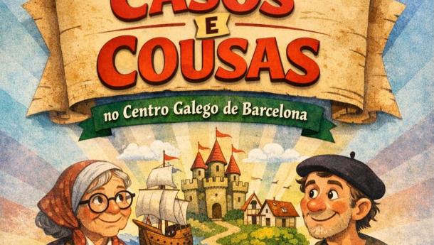 Actuación teatral da Agrupación Furafollas no Centro Galego de Barcelona. Actuación teatral da Agrupación Furafollas no Centro Galego de Barcelona.