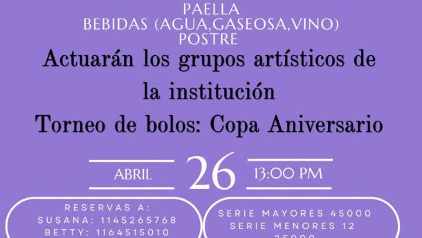 98 aniversario del Círculo Social Val Miñor de Galicia en Buenos Aires.