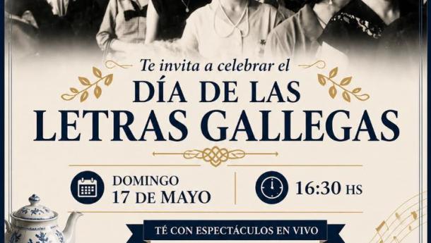 Día de las Letras Gallegas 2026 en el Centro Gallego de Río Gallegos.