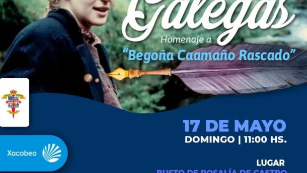 Día de las Letras Gallegas 2026 organizado por el Centro Gallego de Rosario.