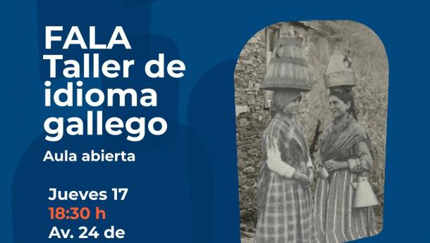 Obradoiro de galego na Casa de Galicia de Córdoba, na Arxentina.