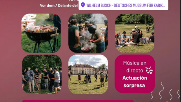 Comida popular na Asociación CISNE Hannover.