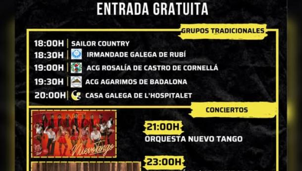 L'HospiFolk 2026 organizado pola Casa Galega de L'Hospitalet.