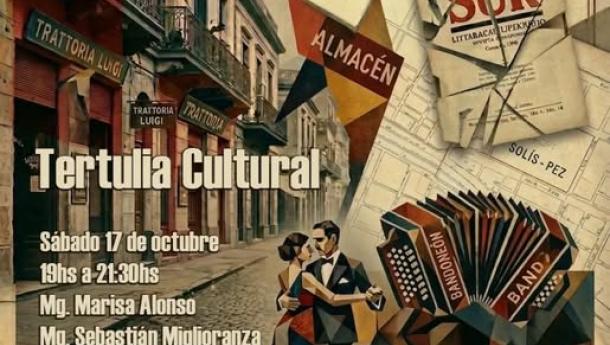 Faladoiro cultural "El pulso del arrabal" na Asociación de Oleiros en San Telmo, Bos Aires.
