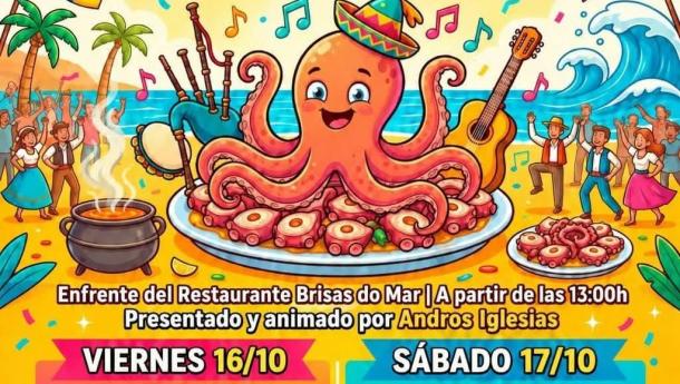 Pulpiada Folkpop Festival Gastronómico e Cultural de Galicia e Fuerteventura organizada pola Casa de Galicia de Fuerteventura.