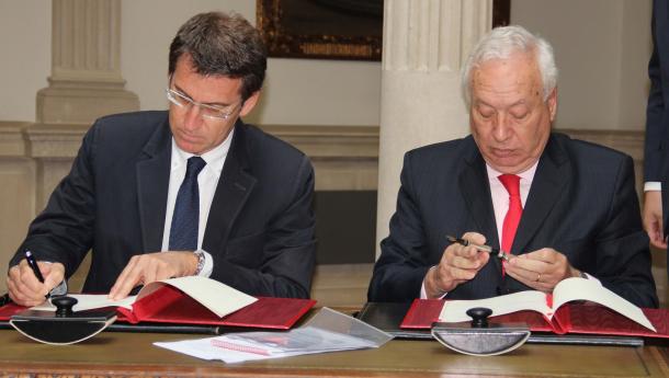 O presidente da Xunta reuniuse onte co ministro García-Margallo 