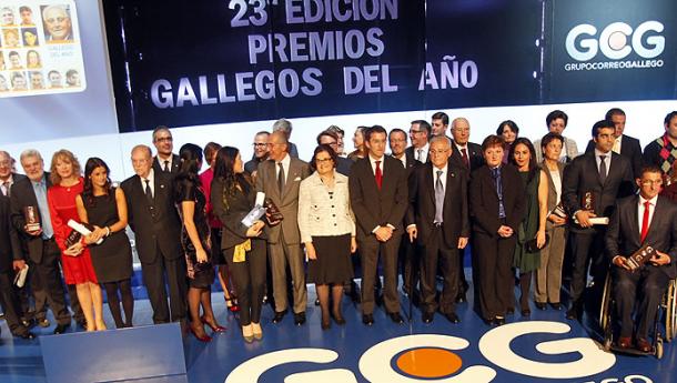  Feijóo refírese ás e aos premiados "Gallegos del Año" como unha representación 