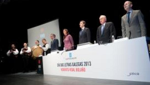 INTERVENCIÓN DEL PRESIDENTE DE LA XUNTA, ALBERTO NÚÑEZ FEIJÓO, EN EL ACTO CONMEMORATIVO DEL DÍA DAS LETRAS GALEGAS 2013 INTERVENCIÓN DEL PRESIDENTE DE LA XUNTA, ALBERTO NÚÑEZ FEIJÓO, EN EL ACTO CONMEM