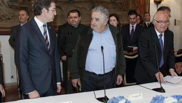 Feijóo avala ante el presidente de Uruguay el potencial de las empresas gallegas