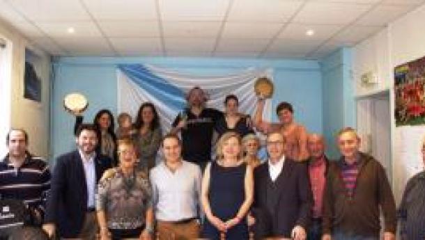 Miranda visitó las capitales de Bélgica y Francia, países donde residen más de veinte mil gallegos y gallegas