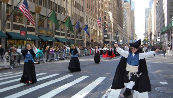 Galicia desfila en Nova York Galicia desfila en Nova York