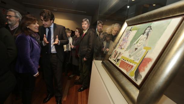 Mato exalta la exposición 'Non faleremos de Picasso' que recupera y pone en valor la etapa coruñesa del artista