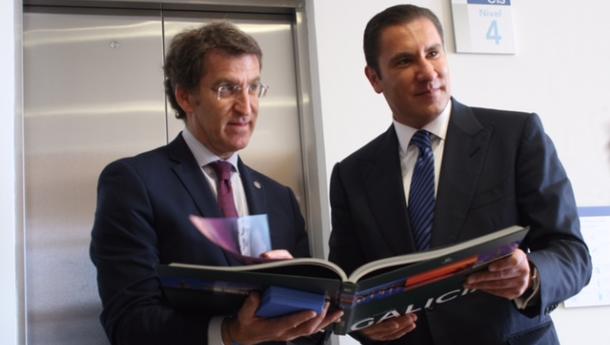 Feijóo destaca que, ademais do naval, a automoción e o desenvolvemento urbanístico son actualmente sectores nos que Galicia pode canalizar novas vías de colaboración con México Feijóo destaca que, ademais do naval, a automoción e o desenvolvemento urbanístico son actualmente sectores nos que Galicia pode canalizar novas vías de colaboración con México