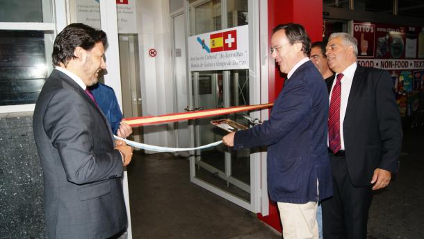 O Secretario Xeral da Emigración co Embaixador español en Suíza O Secretario Xeral da Emigración co Embaixador español en Suíza