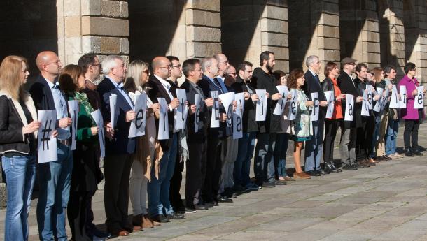 A Xunta expresa a súa máis firme condena aos atentados de París e transmite a solidariedade do pobo galego ás vítimas e ás súas familias A Xunta expresa a súa máis firme condena aos atentados de París e transmite a solidariedade do pobo galego ás vítimas e ás súas familias