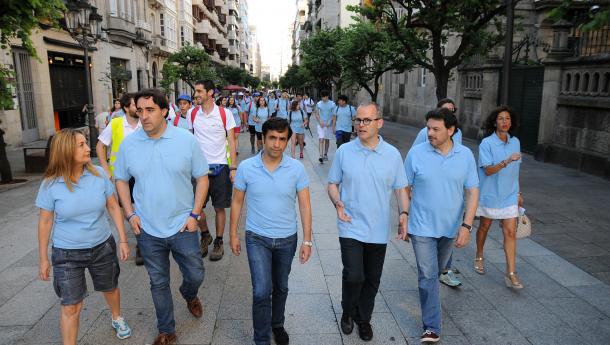 Rey Varela e outras autoridades acompañan no primeiro tramo do Camiño de Santiago en Ourense aos rapaces e rapazas, de oito países de América, participantes no programa ‘Conecta con Galicia’ Rey Varela e outras autoridades acompañan no primeiro tramo do Camiño de Santiago en Ourense aos rapaces e rapazas, de oito países de América, participantes no programa ‘Conecta con Galicia’