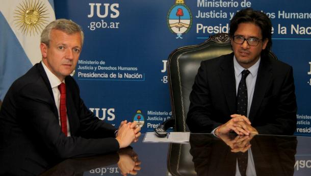A Xunta mantén unha reunión de traballo co ministro de Xustiza da Arxentina, Germán Garavano
