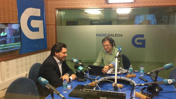 Miranda repasó la actualidad de Emigración en el programa 'Galicia por Diante' de la Radio Galega Miranda repasó la actualidad de Emigración en el programa 'Galicia por Diante' de la Radio Galega