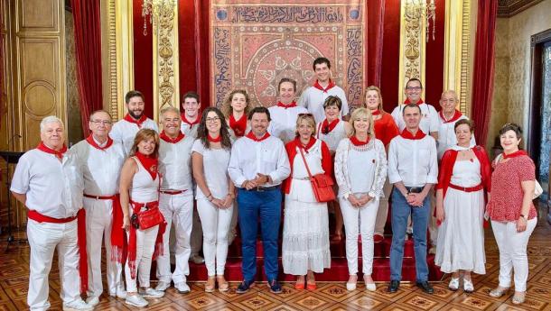 Miranda participó en el homenaje del Gobierno Foral a las comunidades del resto de España presentes en Navarra Miranda participó en el homenaje del Gobierno Foral a las comunidades del resto de España presentes en Navarra