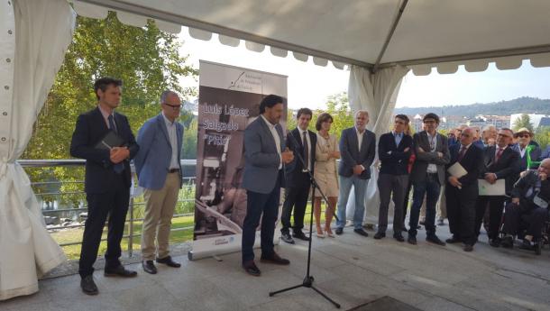 O secretario xeral da Emigración asiste á homenaxe a Luis López Salgado “Pitis” O secretario xeral da Emigración asiste á homenaxe a Luis López Salgado “Pitis”