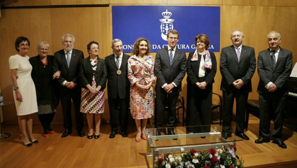 Feijóo destaca as Medallas do Consello da Cultura Galega como a proba de que as galegas e os galegos somos un pobo e unha cultura que dan a man, que achegan, e sen medo ao futuro
