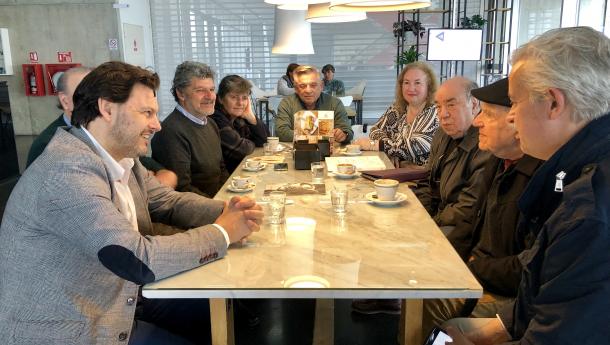 Miranda visita Mar del Plata para avanzar en el programa de actividades que convertirá la ciudad argentina en la capital cultural de la Galicia exterior de la mano de José Solla