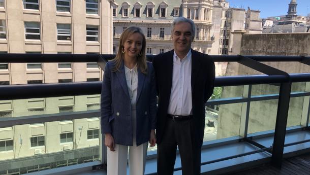 Fabiola García traslada ao embaixador de España na Arxentina a acción social da Xunta neste país