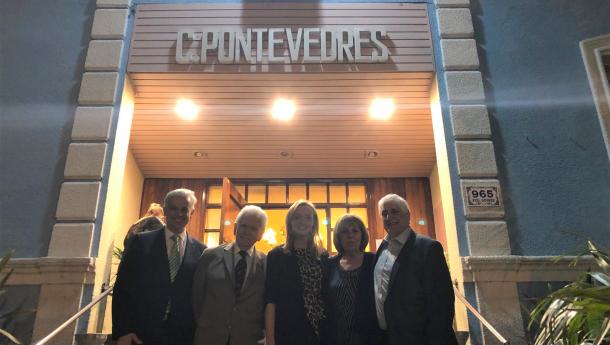 Fabiola García participa na celebración de fin de ano do Centro Pontevedrés de Montevideo