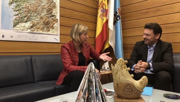 Miranda anima al Lar Gallego de Pamplona a seguir siendo el referente de la difusión de la cultura de Galicia en la capital navarra
