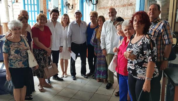 Miranda mantivo un encontro con representantes de Hijos del Partido de Lalín na Habana Miranda mantivo un encontro con representantes de Hijos del Partido de Lalín na Habana