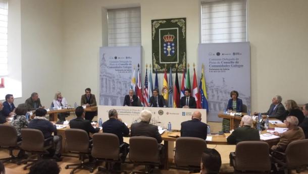 La Comisión Delegada del Consello de Comunidades Galegas renueva su apoyo y el compromiso para que la Ribeira Sacra, cuya candidatura respaldou públicamente en su reunión de 2015, si convierta en Patrimonio de la Humanidad