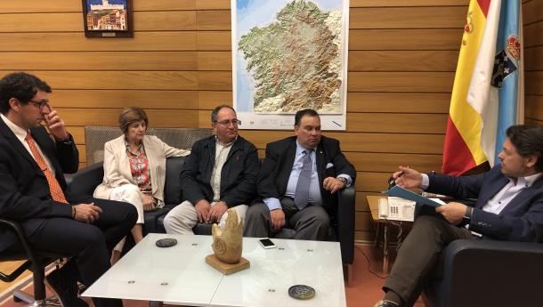 Miranda se reúne con los cónsules honorarios de Valencia, Puerto La Cruz y Barquisimeto, tres de las regiones de Venezuela con mayor presencia gallega