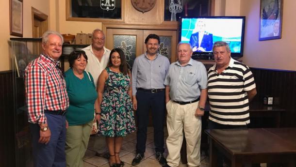 Miranda visita el Centro Galego de Castellón y lo anima a seguir difundiendo la cultura gallega