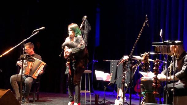 Cristina Pato acerca los sonidos de la gaita gallega a la Xuntanza de músicos gallego-argentinos organizada por el Centro Gallego de Mar del Plata
