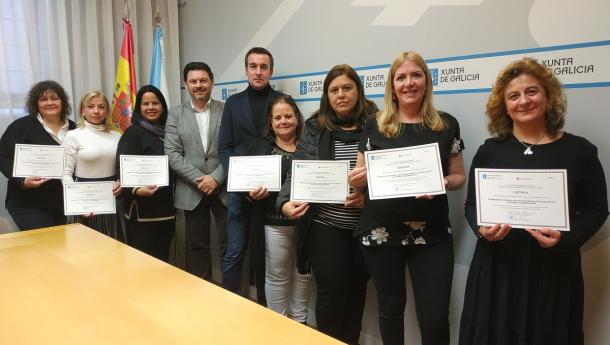Miranda entrega los diplomas del curso de formación al personal de las delegaciones y entidades colaboradoras en el exterior