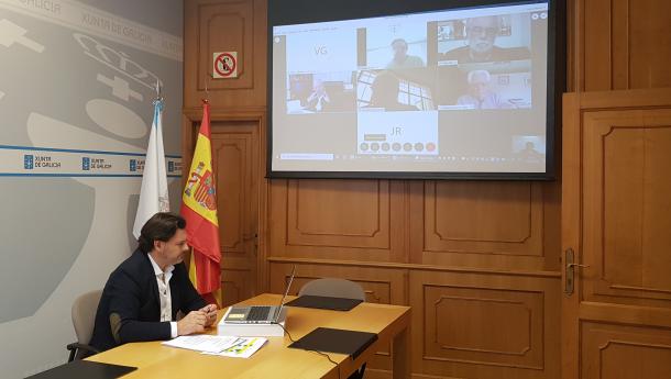 Miranda continúa con los gallegos y gallegas del Uruguay los encuentros telemáticos para seguir la evolución de la pandemia entre la colectividad exterior