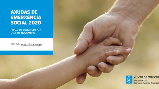 Emigración recuerda el final del plazo de solicitud de las ayudas de emergencia social para gallegas y gallegos en el exterior