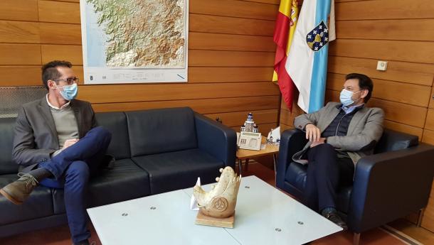 Miranda recibe al presidente de la Federación de Centros Españoles en Venezuela