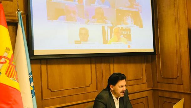 Miranda y López Dobarro planifican con las entidades gallegas en Argentina las actividades del 2021